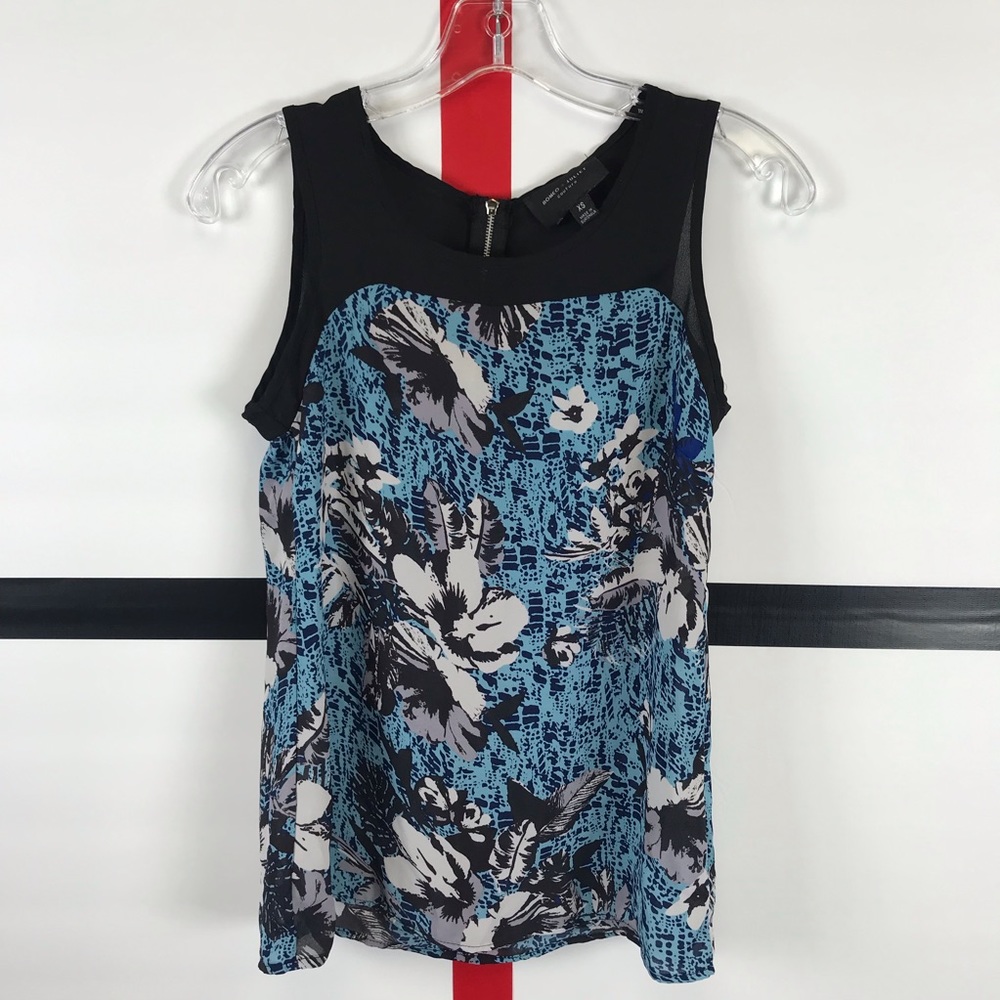 NWOT ROMEO & JULIET COUTURE Floral Sleeveless Tank